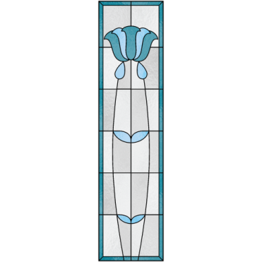 Topaz Art Deco Stained Glass | Purlfrost